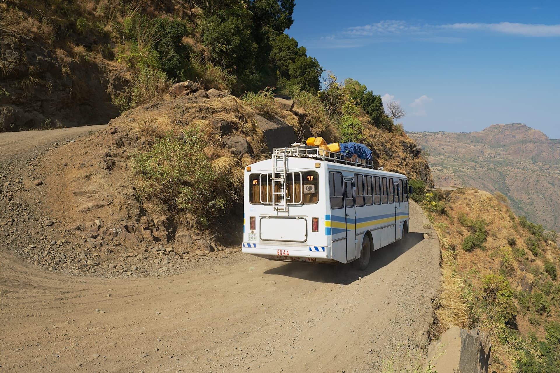 Raggiungere le diverse città dell'Etiopia in autobus